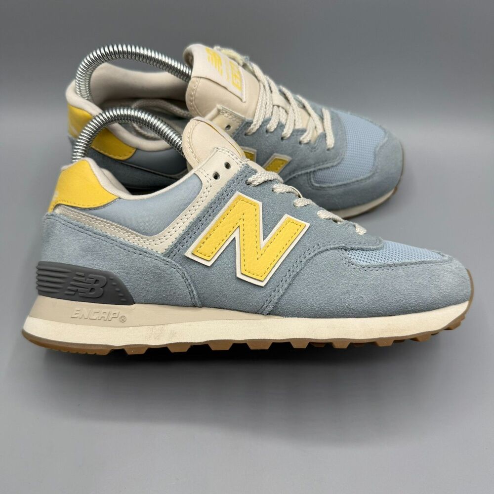 New Balance 574v2  Light Slate Wheat Field Blue Womens Shoes Size 7